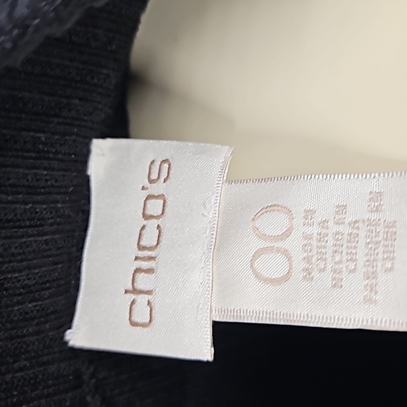 Chico's Marielle Mock Neck Top - Picture 6 of 9